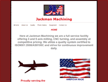 Tablet Screenshot of jackmanmachining.com